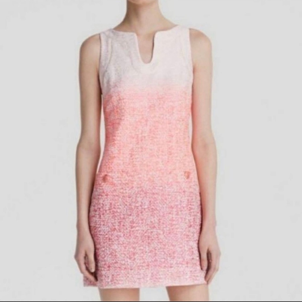 Cynthia Steffe neon pink ombré shift dress / 12 / Excellent condition